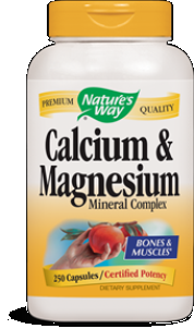 Calcium with Magnesium  ( 250 capsules ) Nature's Way